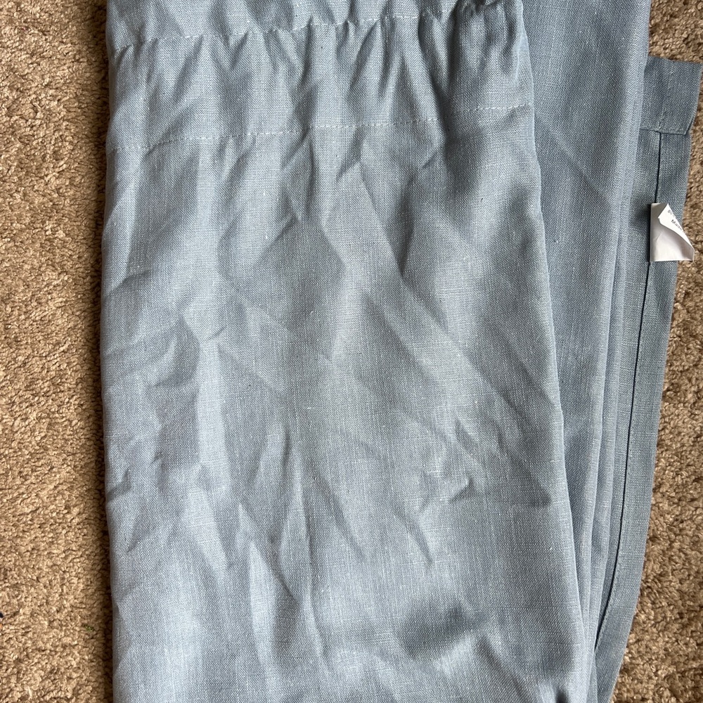 Blue curtain